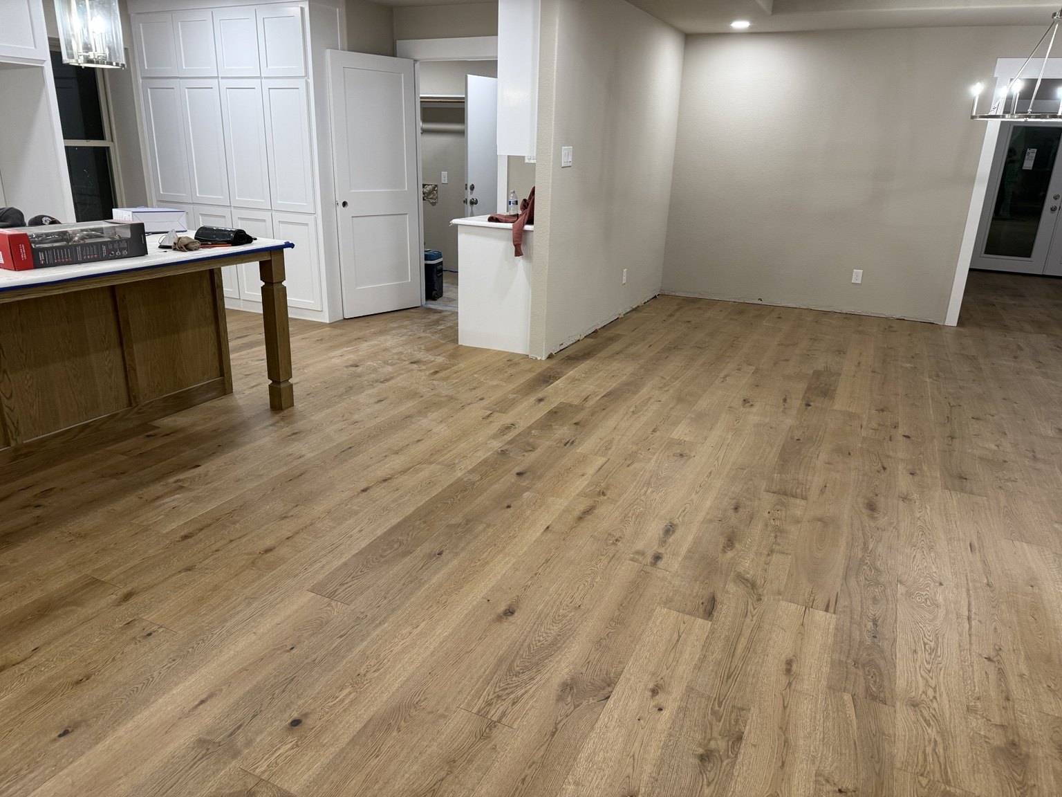 Yescer Flooring project: completed flooring